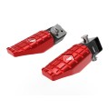 DBK Special Parts (Ducabike) Passenger 'SPORT' Footpegs for BMW R 1300 GS
